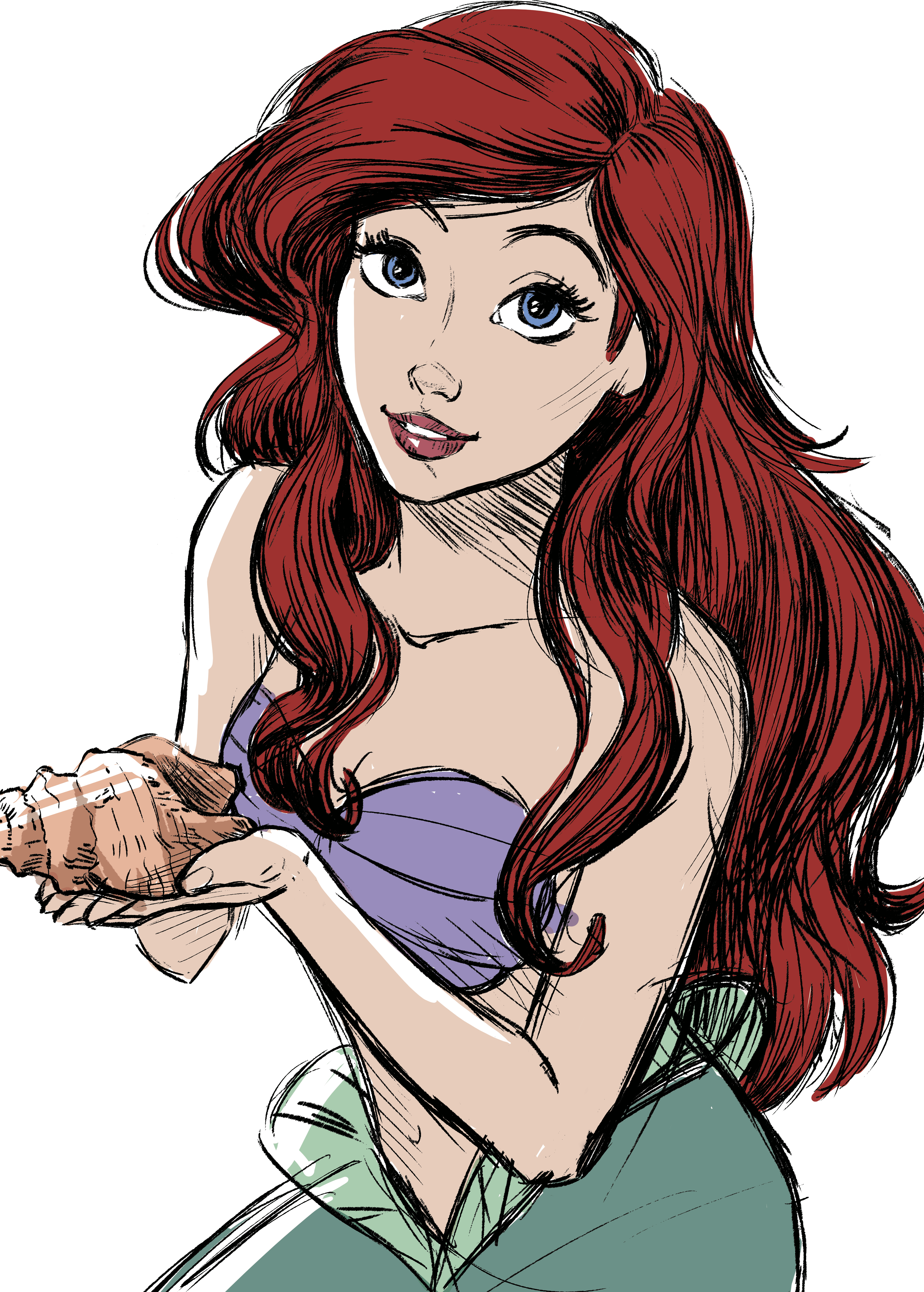 Capinha para celular iPhone 11 Pro Max Princesas - Ariel - Gocase