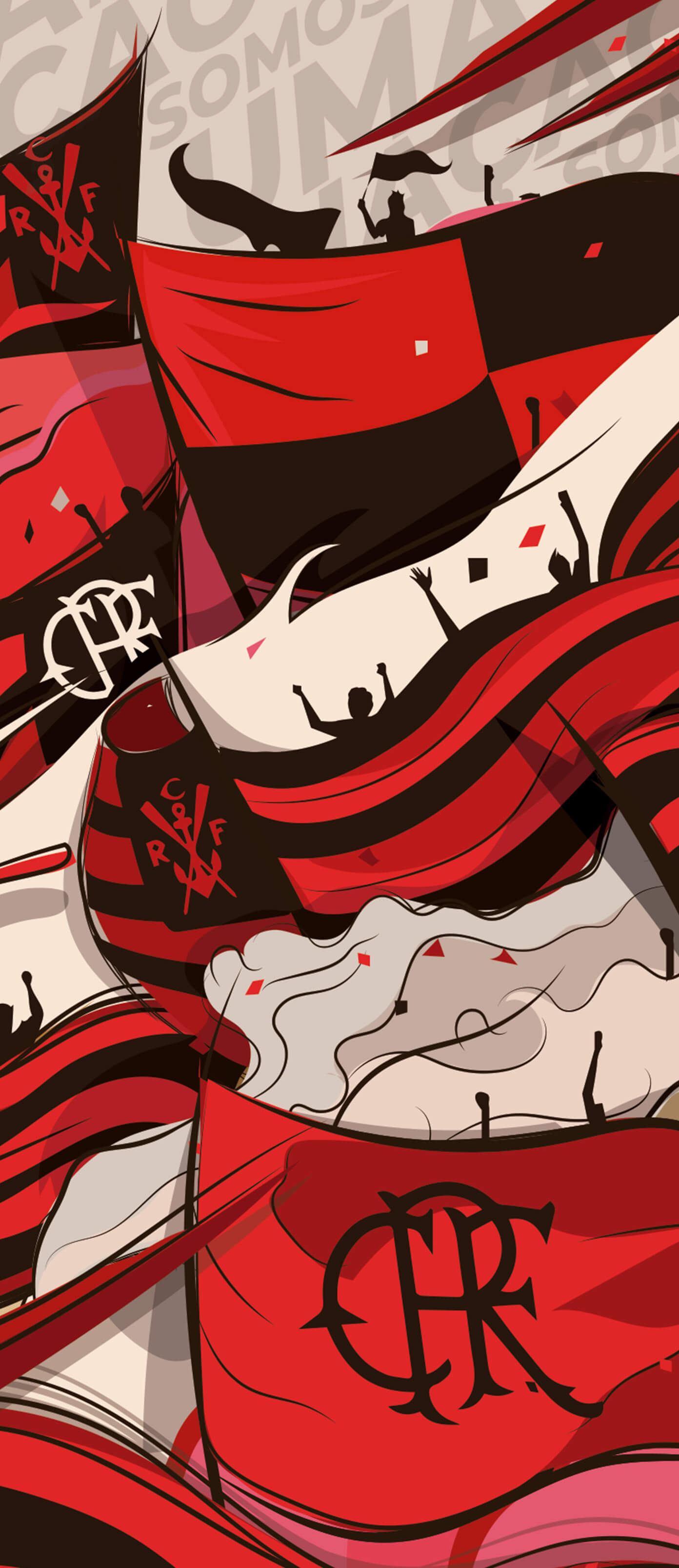 Capinha para celular iPhone 11 Pro Flamengo - Vai Começar a Festa - Gocase